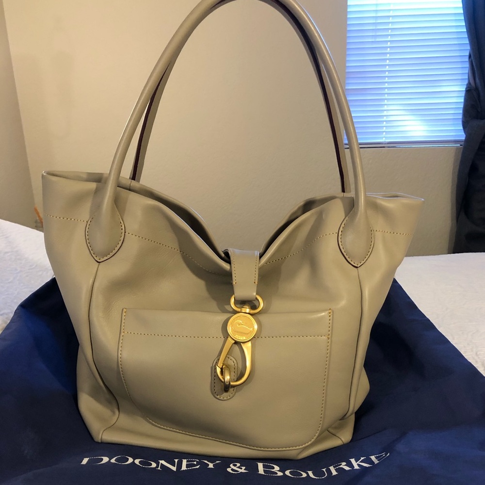 Dooney & Bourke Florentine Logo Lock Tote